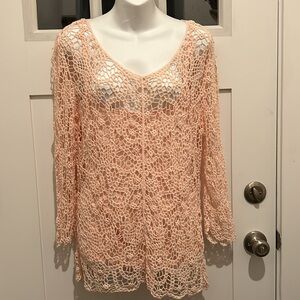 Grand and Green 2 Piece Crotchet Tunic Top